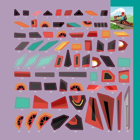 PAINT-BY-STICKER KIDS: TRUCKS, TRAINS, & MORE - WORKMAN PUBLISHING